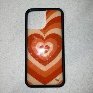 Wildflower iPhone 13 pro max heart case